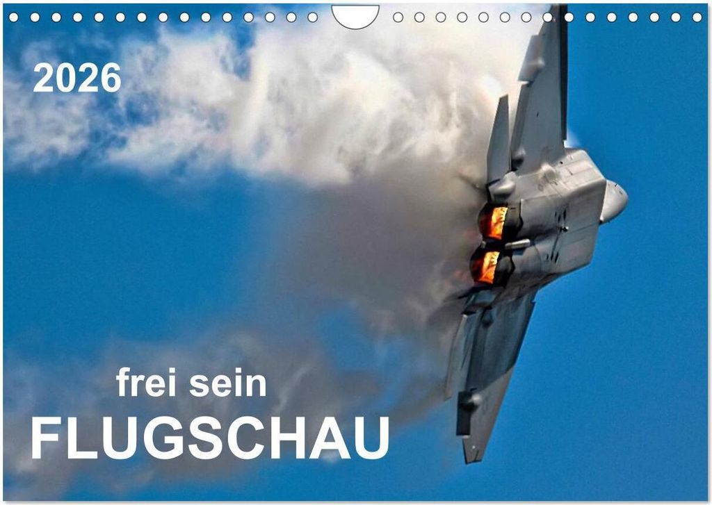 Flugschau - frei sein (Wandkalender 2026 DIN A4 quer), CALVENDO Monatskalender