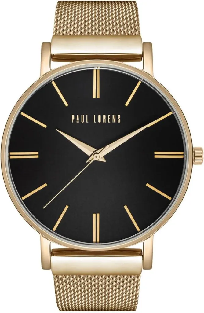 Paul Lorens PL10401B1D1 Silver: Orologio con Movimento Miyota Japan