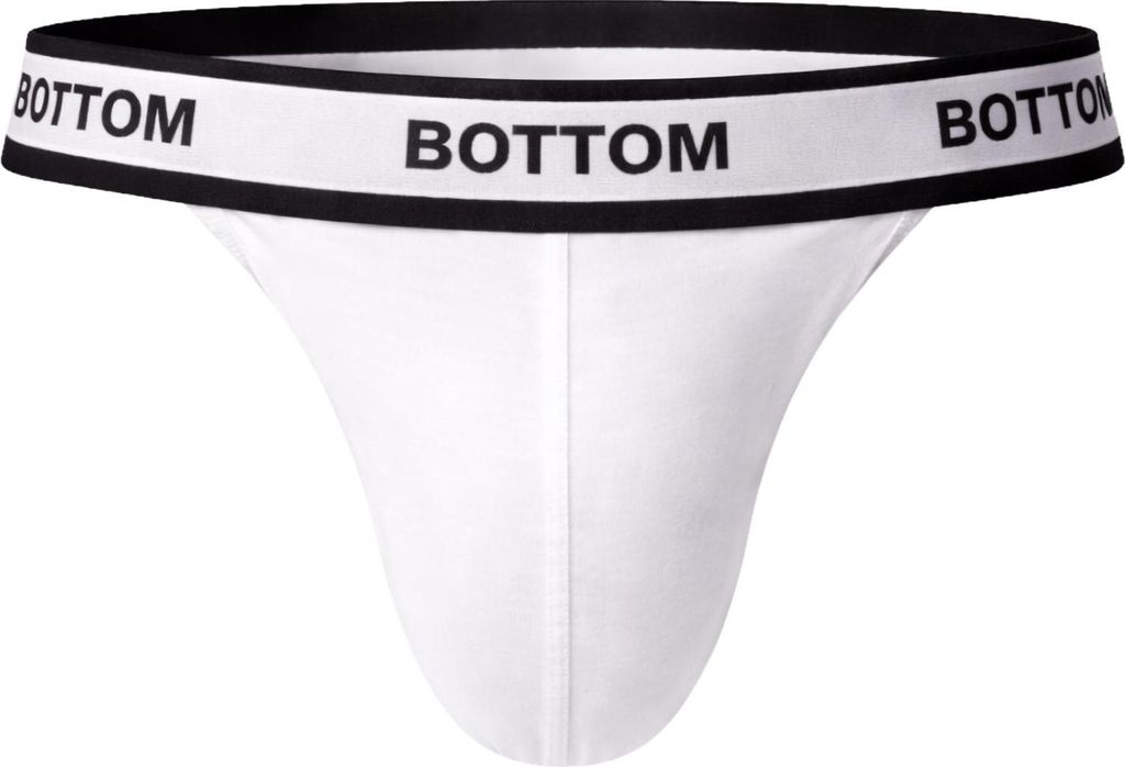 Barcode Berlin Suspender BOTTOM White-Black - Größe XL