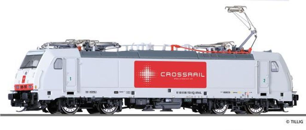 Tillig Elektrolokomotive 186 150-9 Crossrail, Ep. VI 04921