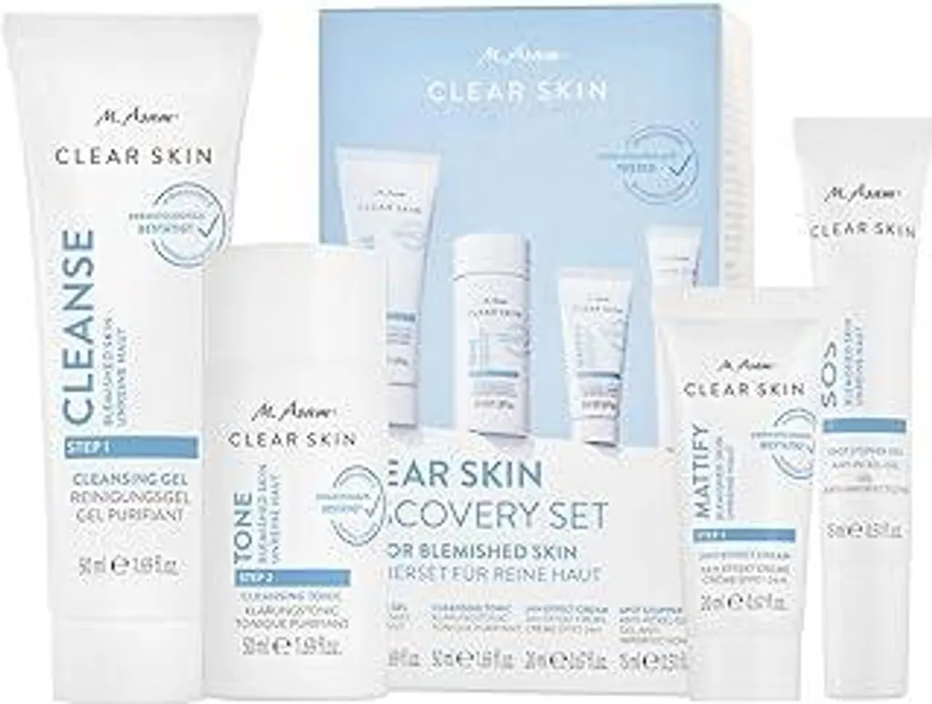Set M. Asam CLEAR SKIN 4 Pezzi: Soluzione Efficace Anti-Pori
