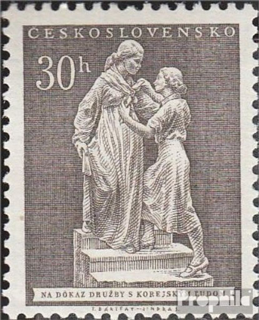 Briefmarken Tschechoslowakei 1953 Mi 829 (kompl.Ausg.) postfrisch Korea