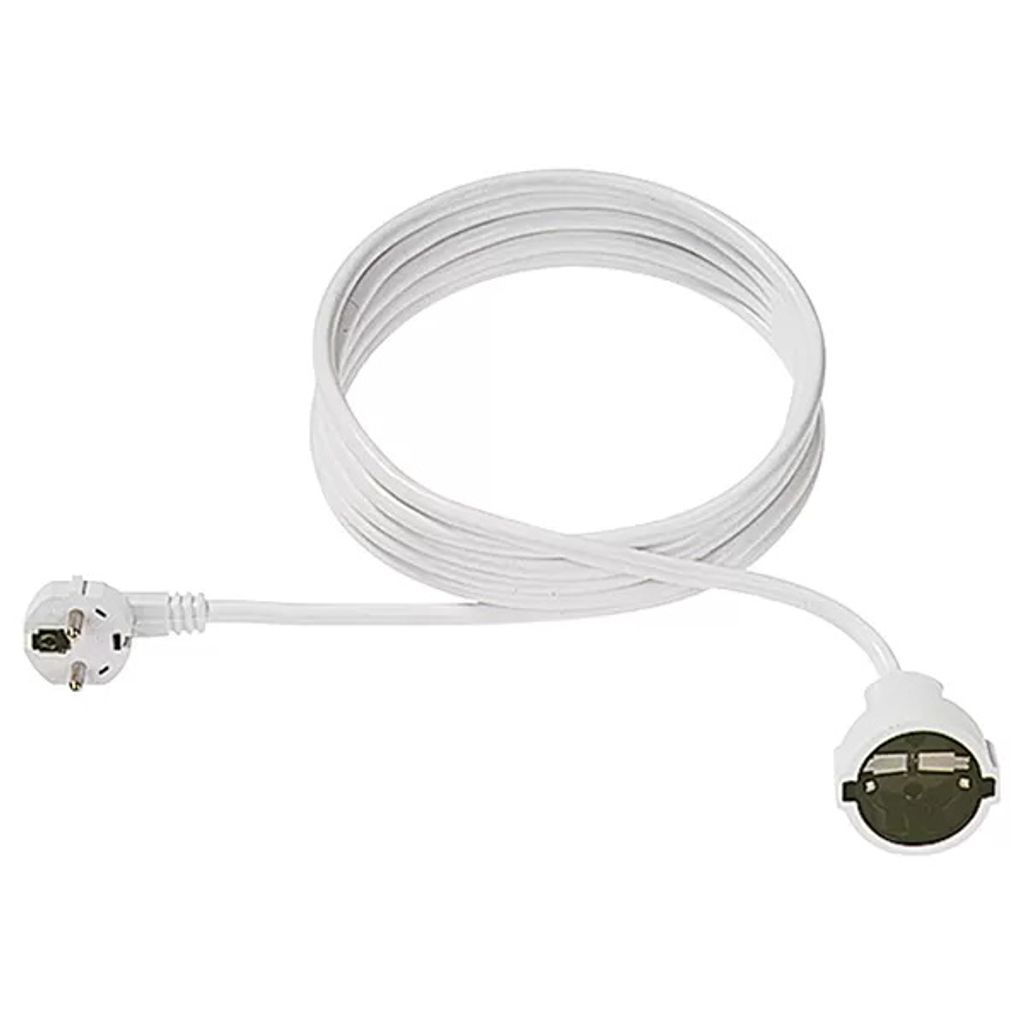 BACHMANN Extension cable, Schutzkontakt 230V 4m weiss