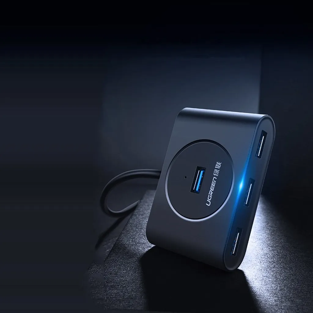 Ugreen 20290 Hub USB 3.2 Gen 1 4 Porte - Estensione Cavo 0,5m Nero - 7