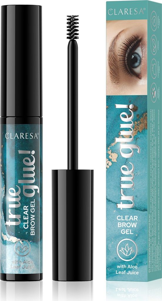 Claresa Augenbrauen-Laminiergel 01 TRUE GLUE! transp.