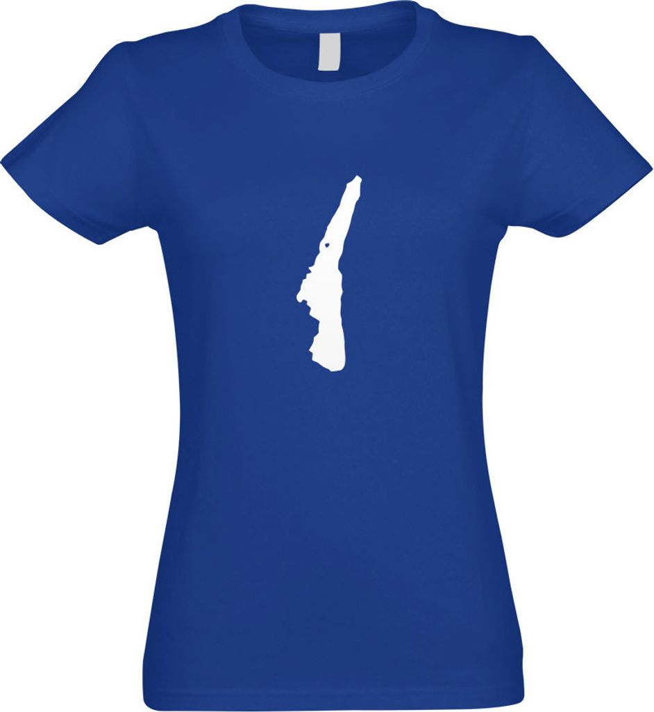 Kiwistar - T-Shirt tailliert - Damen - royal - Starnberger See - Deutschland - mit Motiv Bedruckt - Funshirt Design - Sport - Freizeit - Damen - M