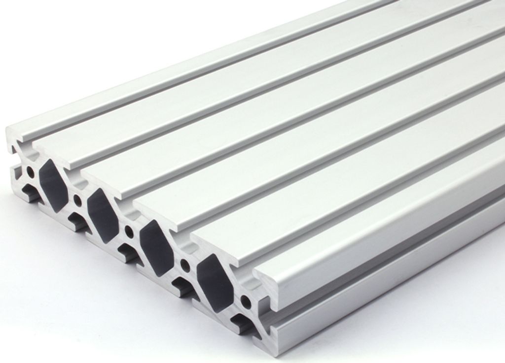 Länge 1360mm - Aluminiumprofil 40x200S I-Typ Nut 8 (schwer), silber eloxiert. Aluminium Profil 40x200 Alu Profile 40 x 200 Montage- Systemprofil