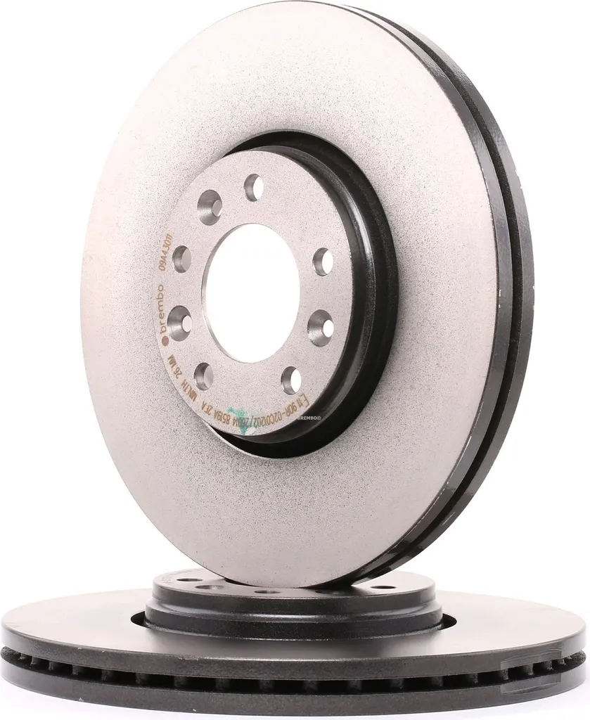 Disque de frein avant ventilé Brembo compatible Expert, Jumpy et Scudo