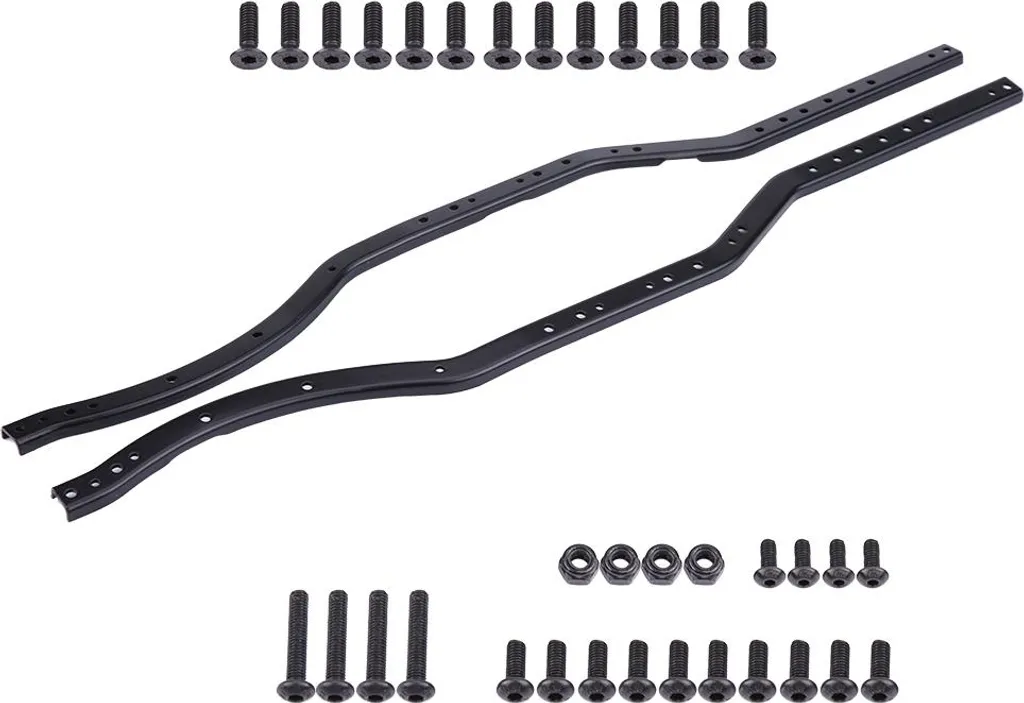 Rail de châssis 414mm haute simulation, accessoire de mise à niveau RC