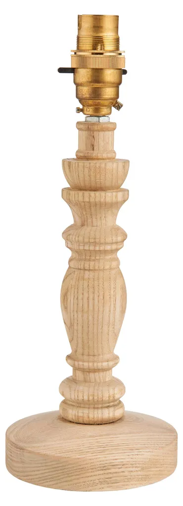 Petite lampe bois clair BIBURY Endon 27cm : éclairage doux gain de place
