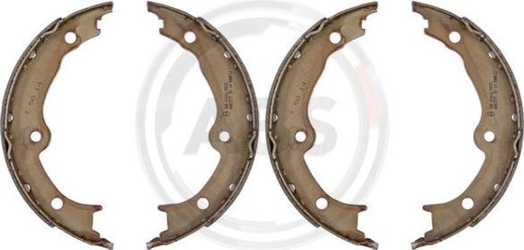 A.B.S. 9369 Bremsbackensatz, Feststellbremse OE 4653030040 kompatibel mit GS, RC