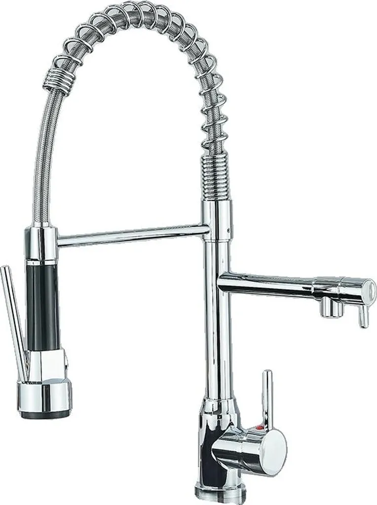Miscelatore Cucina 360° Cromato in Ottone | Design Moderno Ergonomico