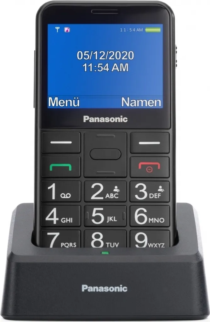 Téléphone Mobile Senior à Grandes Touches Panasonic KX-TU155EXB Noir