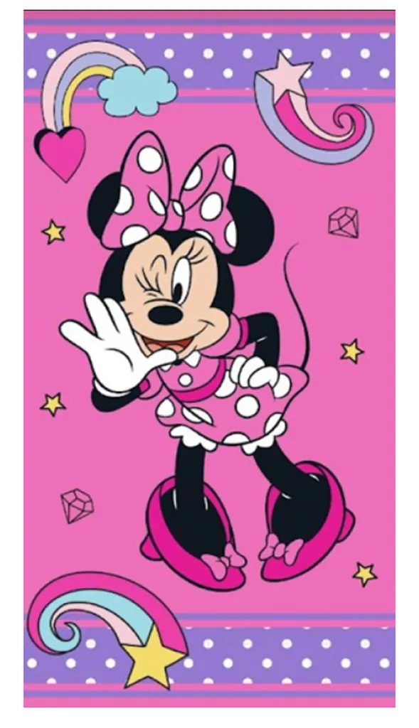 Asciugamano da Bagno Minnie Disney 70x140 cm - Idea Regalo Bimba