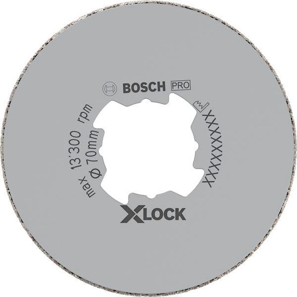 PRO Ceramic dry Trockenbohrkrone, 70 x 35 mm, X-Lock