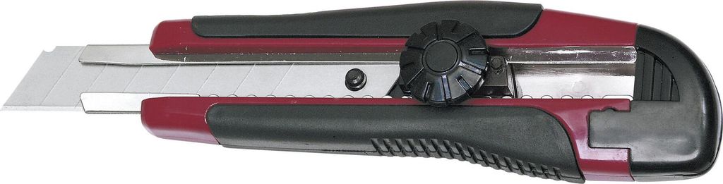 Kraftwerk Abbrechmesser mit Stellrad 18 mm mit 3 Klingen