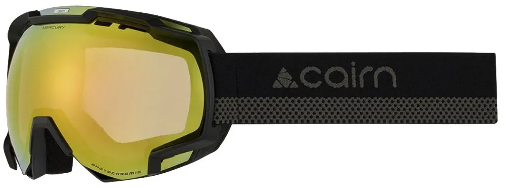 Masque de ski Cairn Mercury Evolight NTX photochromique noir mat