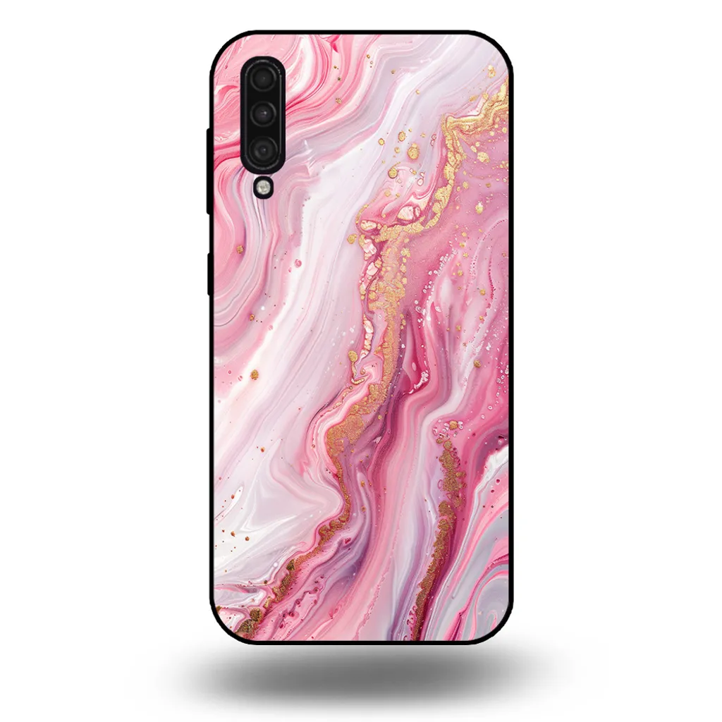 Custodia Marmo Rosa Samsung Galaxy A50 - Cover TPU Smartphonica