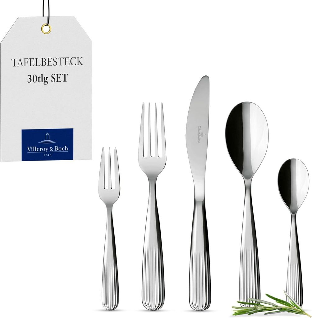 Villeroy & Boch Rose Garden Besteckset 30tlg. Tafelbesteck Produktbild 