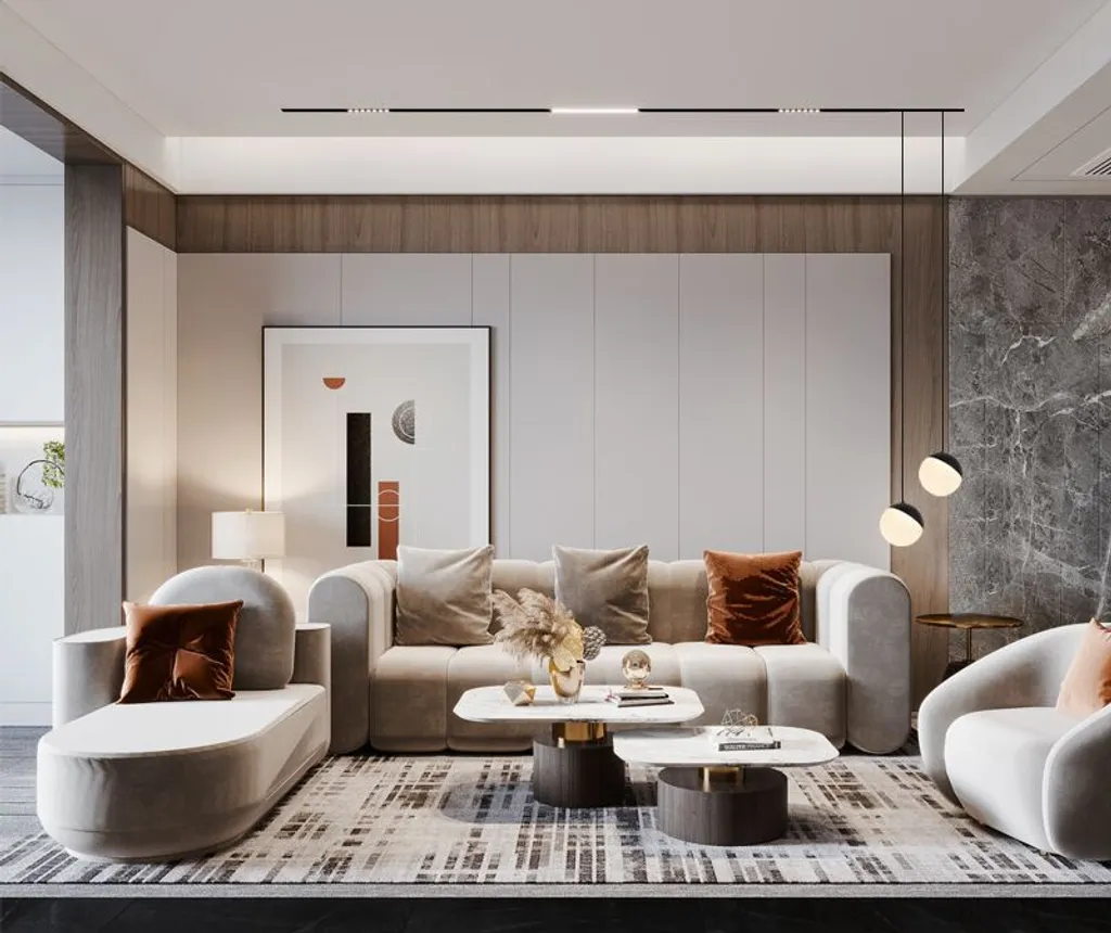 Suspension LED Magento Noire 7W Abigali - Design Longiligne 180cm