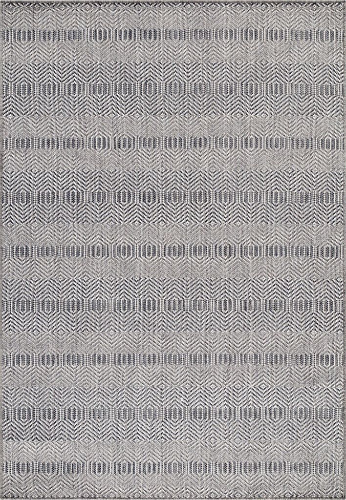 Teppium Outdoor Teppich Wetterfest Innen & Außenbereich Modern Design Küchenteppich Balkon Terrassen Flachgewebe Wetterfest, Grösse: 60x100 cm