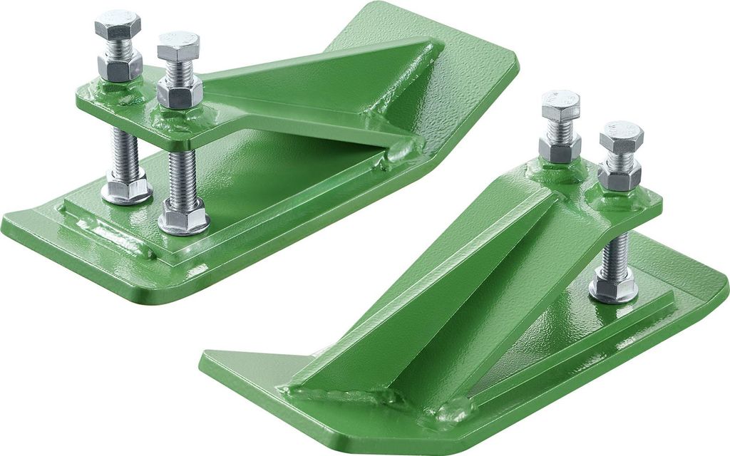 VEVOR Traktor Eimerschutz, 2 Stk. Schaufelkantenschutz, Anti-Rutsch-Vorrichtung mit doppelten Sechskant-Kontermuttern & -schrauben, zum Schneeräum...