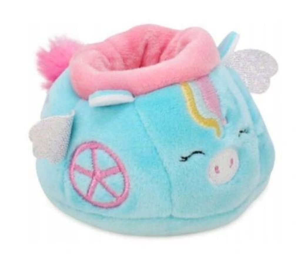 Flugzeug-Einhorn-türkis Squishmallows Mini-Stofftiere & Plüschtiere, Squishville 10cm, Fahrzeug und geheimes Mode Accessoire