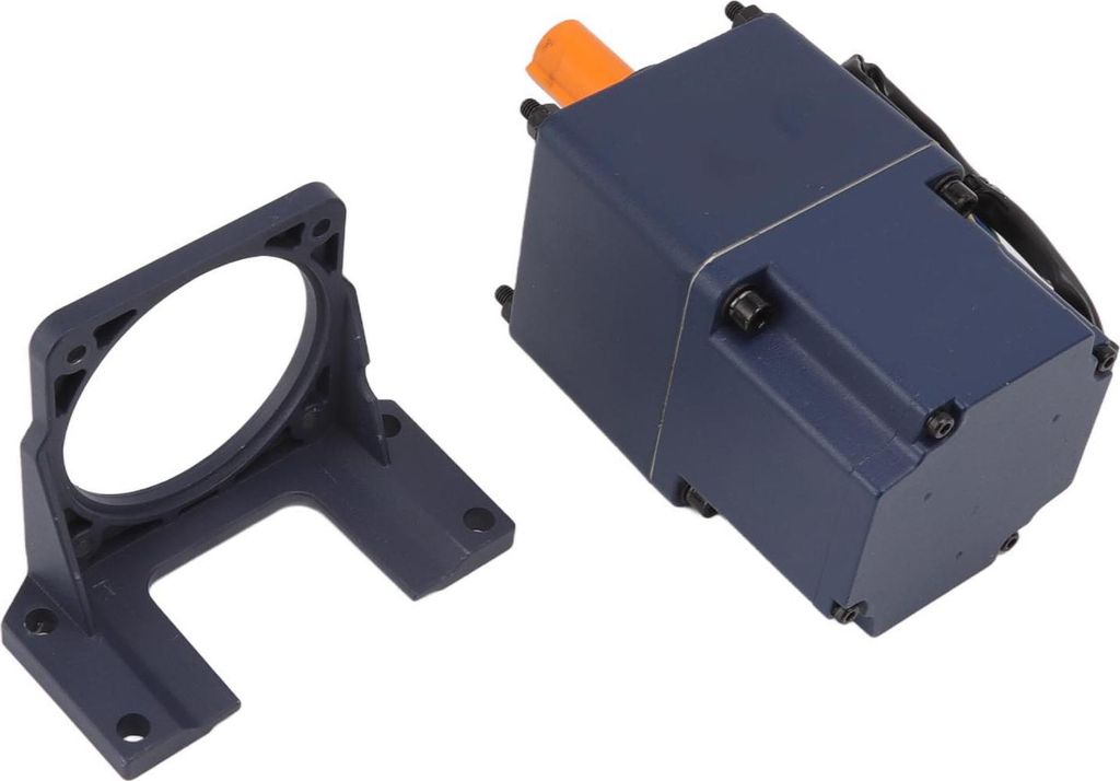 Bürstenloser Gleichstrom-Getriebemotor mit Messingspule, geräuscharm, Rechts-/Linkslauf, hohes Drehmoment, mit Halterung, 24 V DC, 200 W, 10 U/min