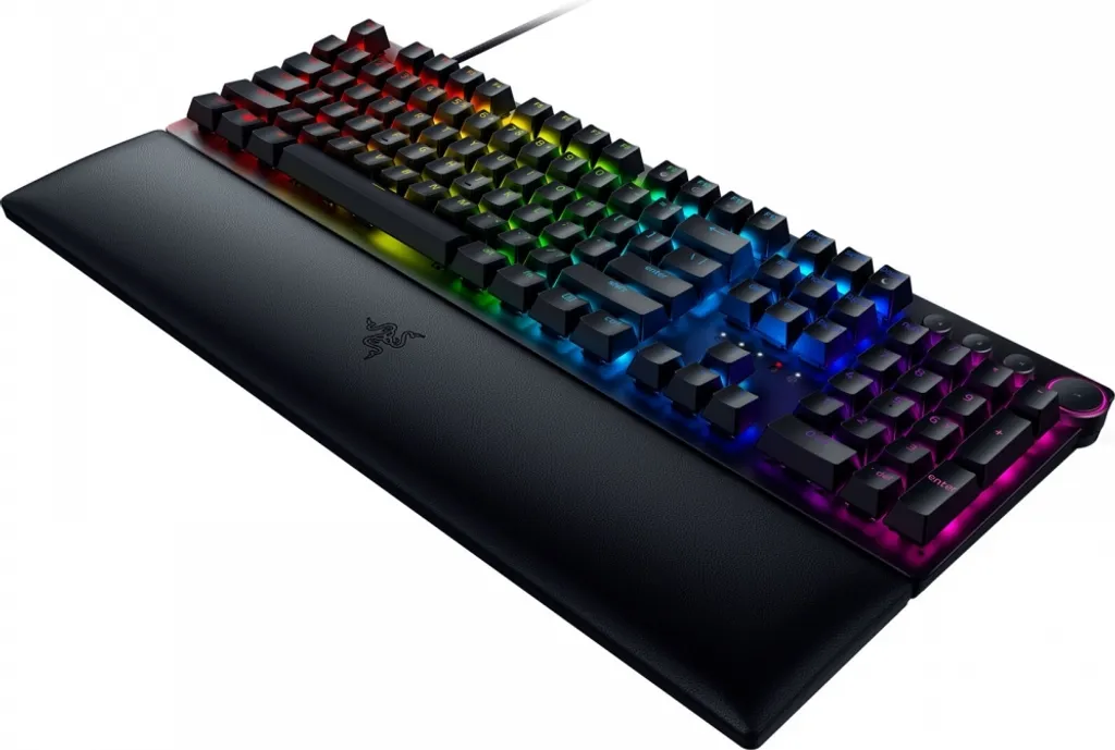 Razer Huntsman V2 Clavier Rétroéclairé avec Switchs Optiques Purple