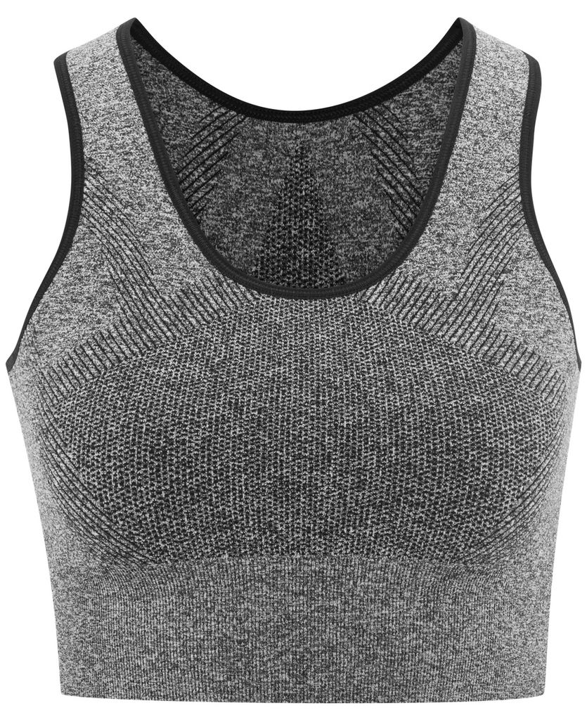 Wo Waki Seamless Top , grey melange, XS/S - redchili
