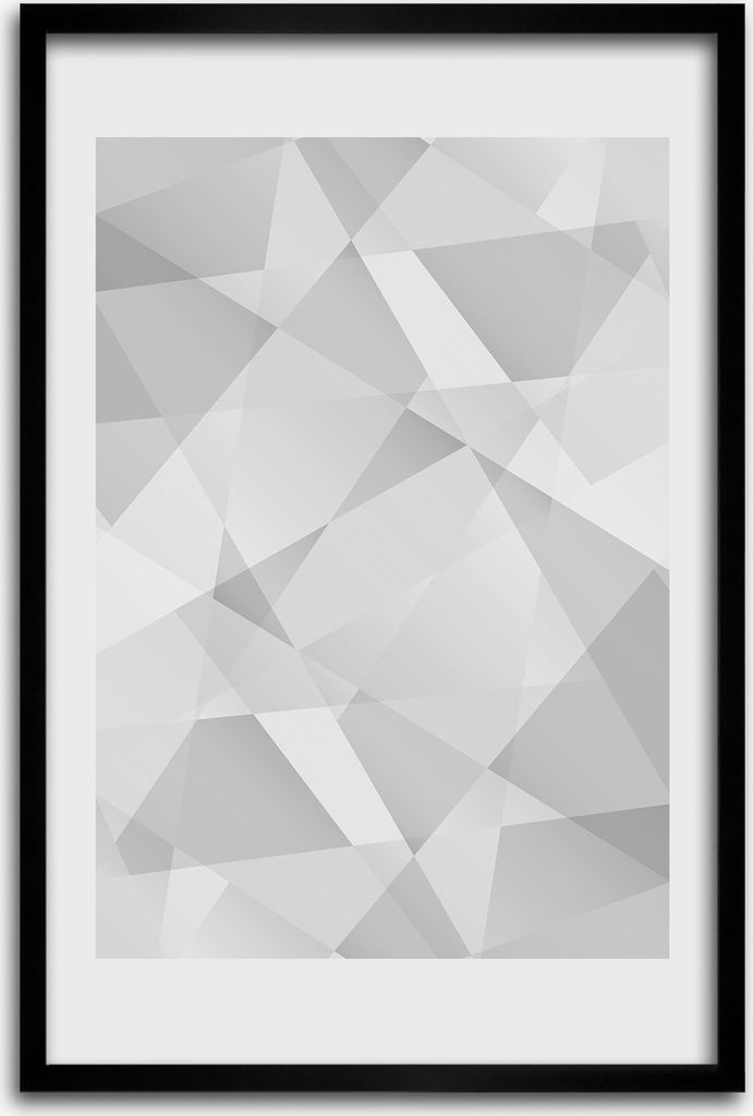 Bild - Bilderrahmen - 40 cm x 60 cm - MDF - Rahmen - Wandkunst - Abstraktion Hintergrund