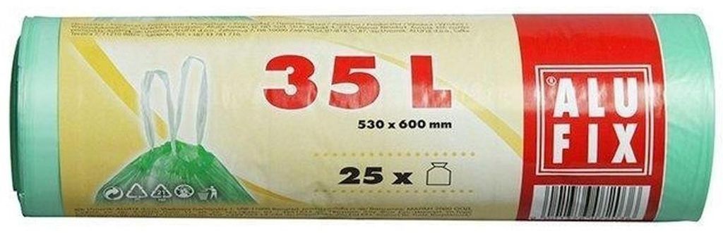 Alufix Müllsäcke 35L mit Band, 25 Säcke; MSZH35UNI Produktbild 