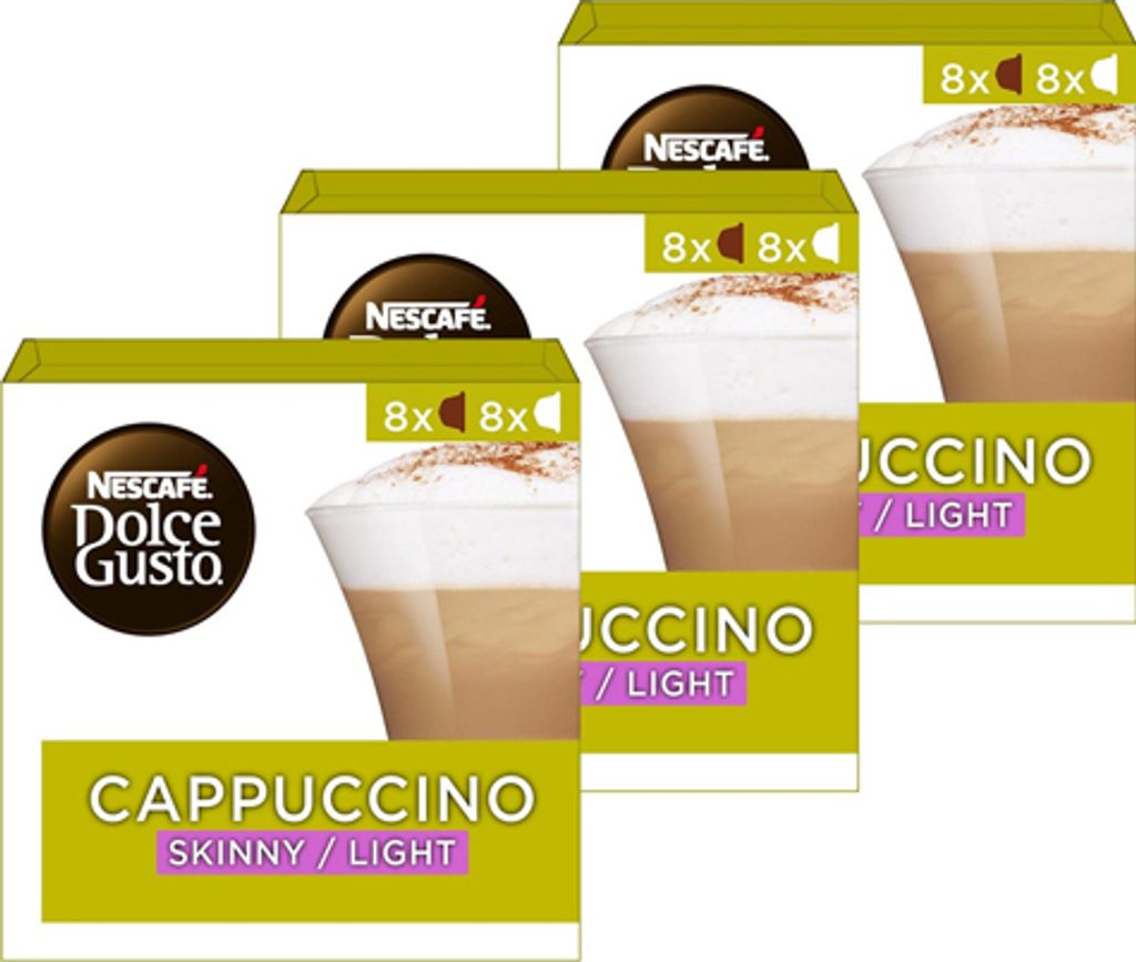 Dolce Gusto - Cappuccino Skinny/Light - 3x 16 Kapseln
