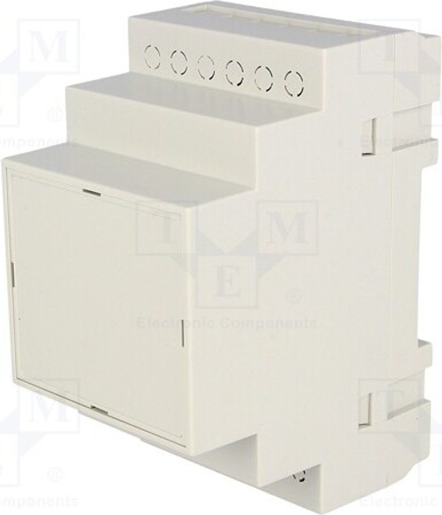 1x Gehäuse: für DIN-Schiene Z: 65mm X: 52mm Y: 90mm grau Z107J V0 Gehäuse für D