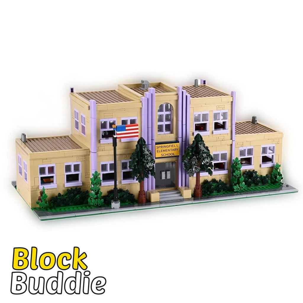 Springfield Grundschule– 3500 Teile – „Klassisches Produktbild 