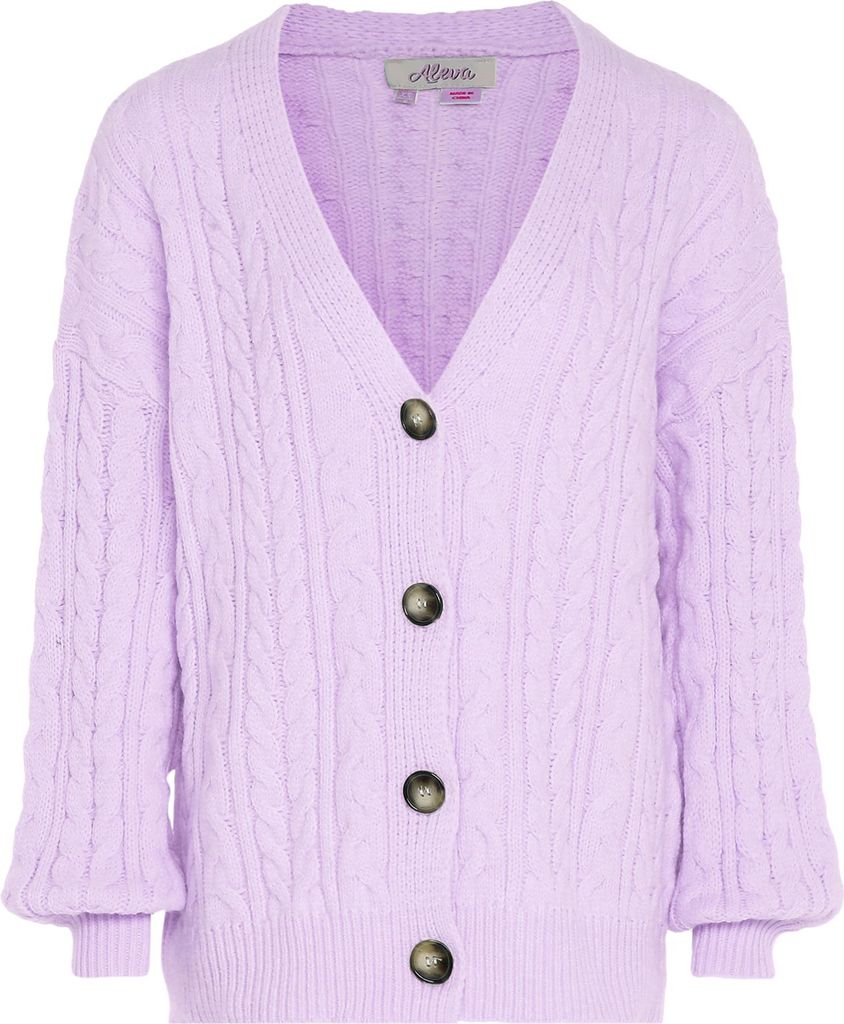 aleva damen pullover - sanftes lavendel, XS/S