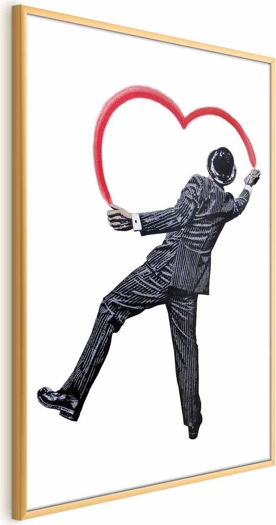 Posterpapier Poster - Elegant Graffiti Artist 60x90 cm Streetart h-C-0086-ao-a
