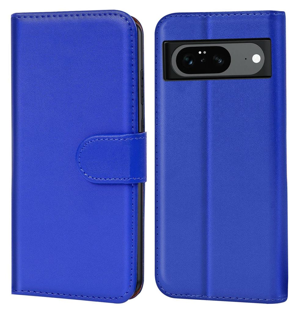 Cover In Pelle Sintetica Con Flip Per Google Pixel 2 XL – Custodia Portafoglio Nero + 2 Pellicole Protettive