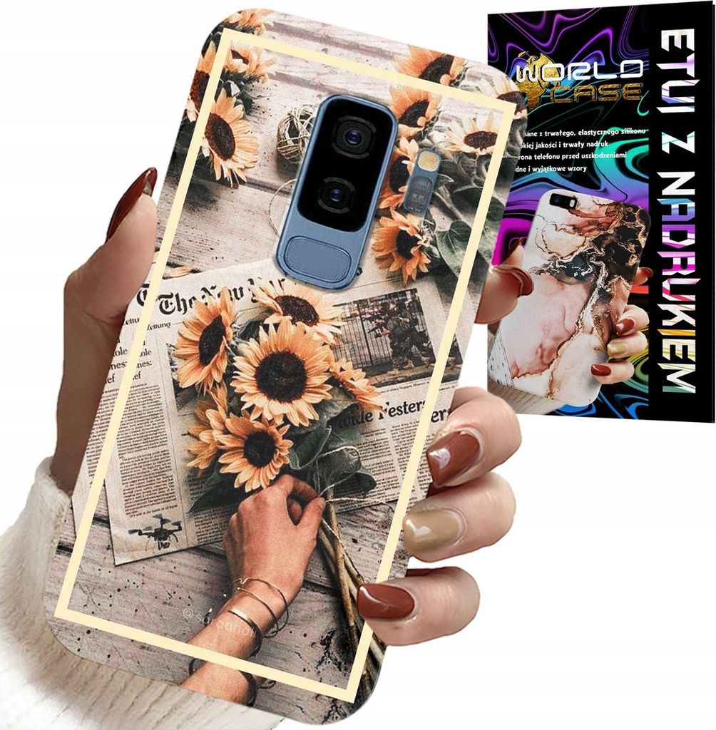 Fall Für Samsung Galaxy S9 Plus - Florale Muster Sonnenblume Sonnenblume