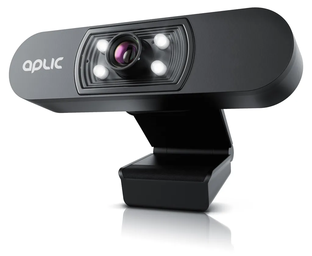 Caméra de visioconférence Aplic Full HD avec éclairage de scène LED