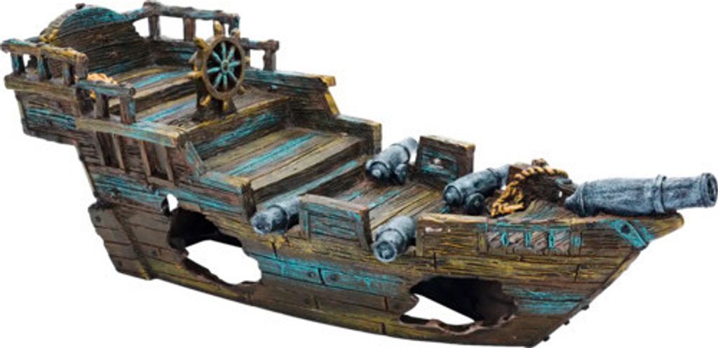Aquariumdekoration PENN PLAX Schiffswrack klein Produktbild 