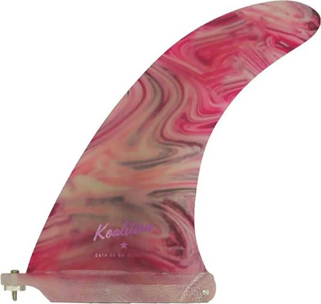 Quille Rose Coalition Psyche 7,5" - Aileron Rigide et Stylé pour Surf