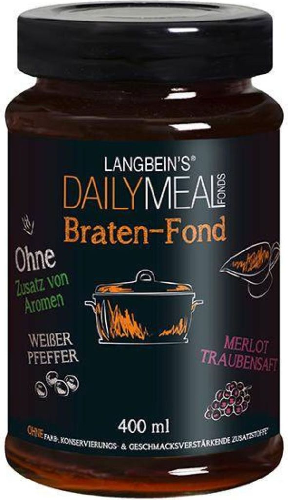 Langbein Dagelijkse Maaltijdsaus, braadfond, 400 ml Productafbeelding 