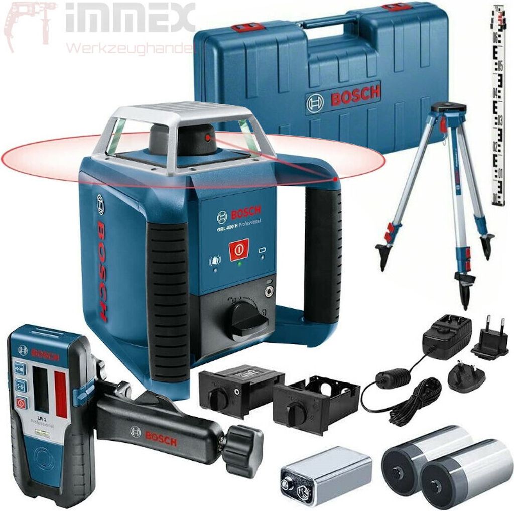 Rotačný laser Bosch GRL 400 H s laserovým prijímačom, Obrázok produktu 18