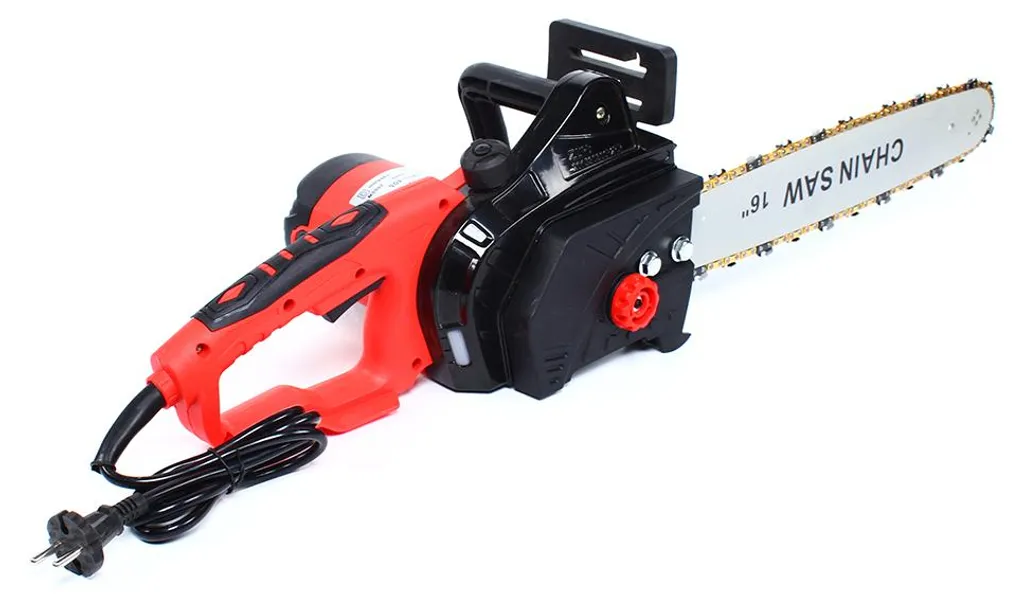 Tronçonneuse électrique 2000W avec guide de 40cm et design ergonomique