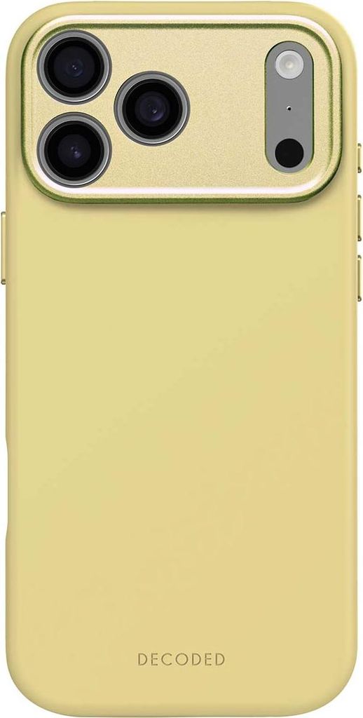 Decoded Silicone Backcover Iphone 17 Pro Max Handyhülle Gelb Gelb One Size