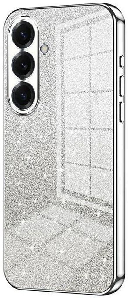 Glitzer Hülle für Samsung Galaxy S26 - Phonesta Crystal Sparkle Silikon Back Cover - Silber