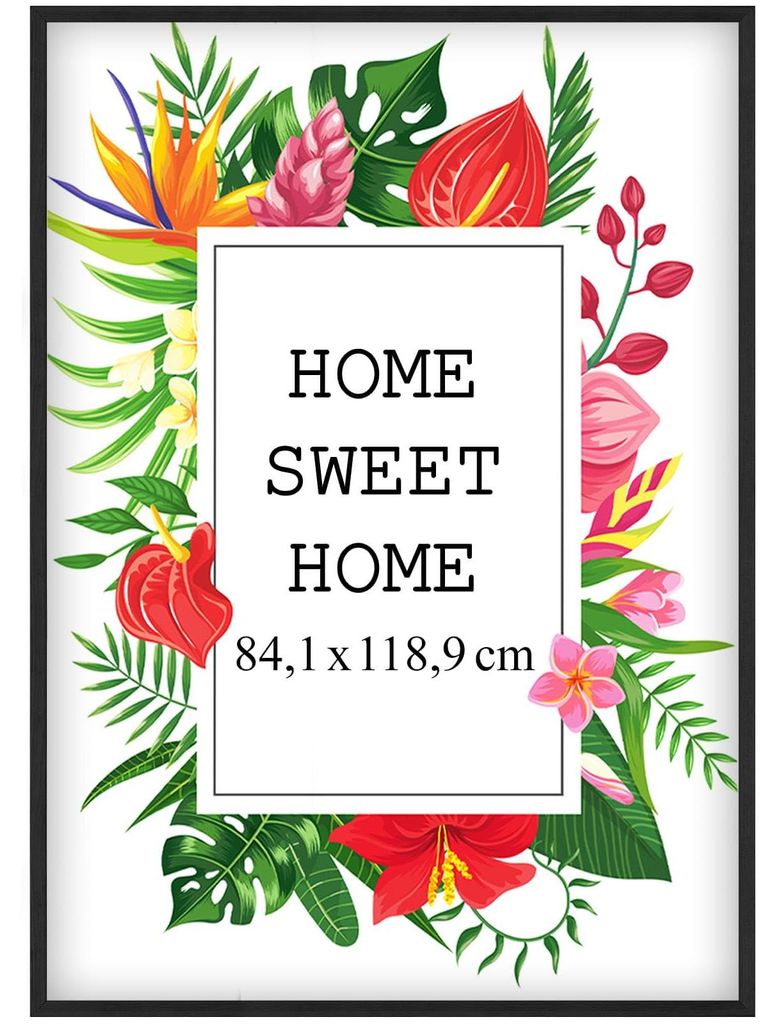 MG Design Schwarz Bilderrahmen A0 84,1 x 118,9 cm - Aus Produktbild 