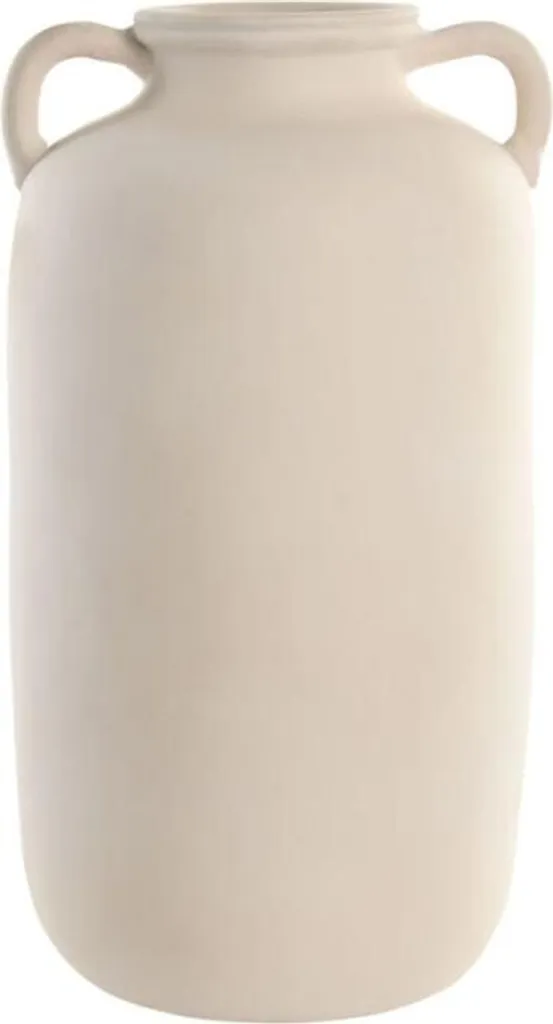 Vase Terre Cuite Artisanal 50cm Beige Home Esprit : Texture et Élégance