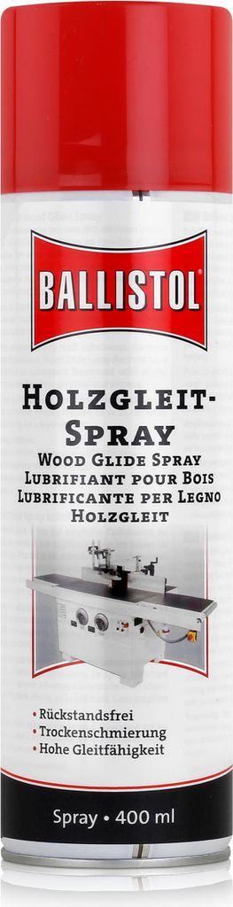 Ballistol Holzgleit Spray 400ml - Trockenschmierung, Rückstandsfrei (1er Pack)